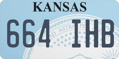 KS license plate 664IHB