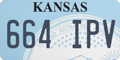 KS license plate 664IPV