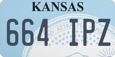 KS license plate 664IPZ