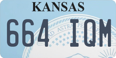 KS license plate 664IQM