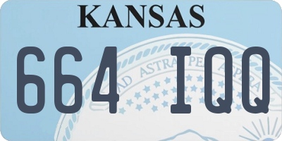KS license plate 664IQQ
