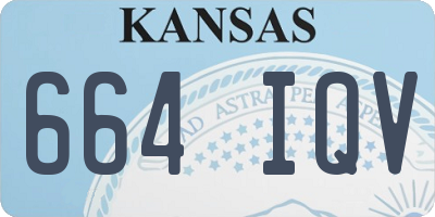 KS license plate 664IQV