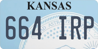 KS license plate 664IRP