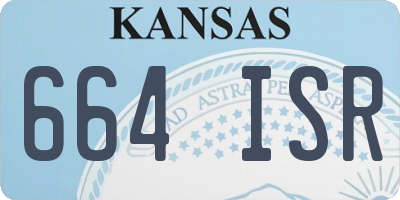 KS license plate 664ISR