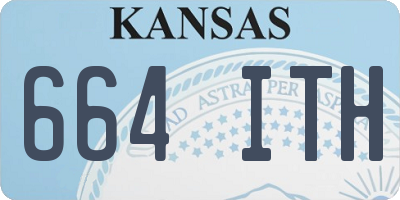 KS license plate 664ITH