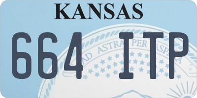 KS license plate 664ITP
