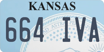 KS license plate 664IVA