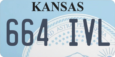 KS license plate 664IVL