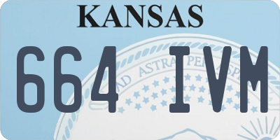 KS license plate 664IVM