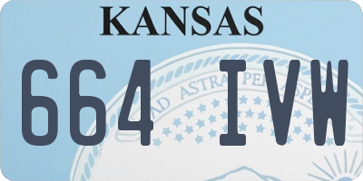 KS license plate 664IVW