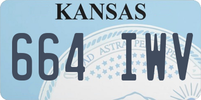 KS license plate 664IWV