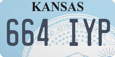 KS license plate 664IYP