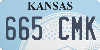 KS license plate 665CMK