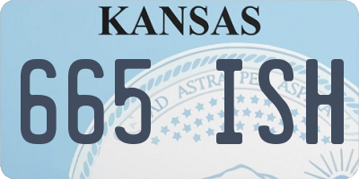 KS license plate 665ISH