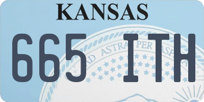 KS license plate 665ITH
