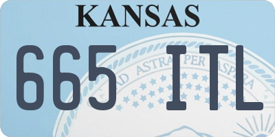 KS license plate 665ITL