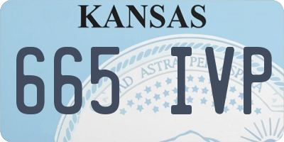 KS license plate 665IVP