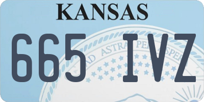 KS license plate 665IVZ