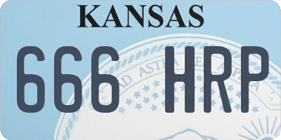 KS license plate 666HRP