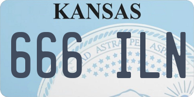 KS license plate 666ILN