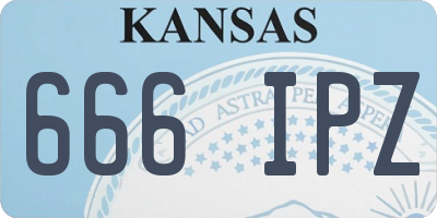 KS license plate 666IPZ