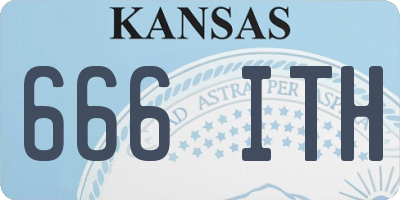 KS license plate 666ITH