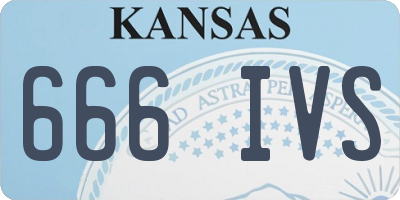 KS license plate 666IVS