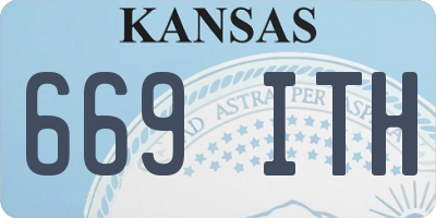 KS license plate 669ITH