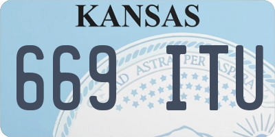 KS license plate 669ITU