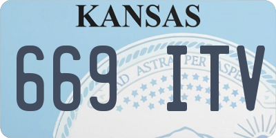 KS license plate 669ITV