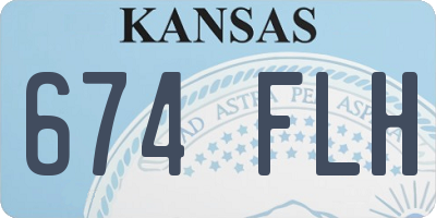 KS license plate 674FLH