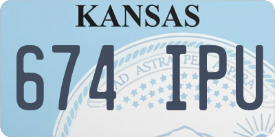 KS license plate 674IPU