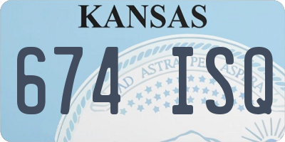 KS license plate 674ISQ