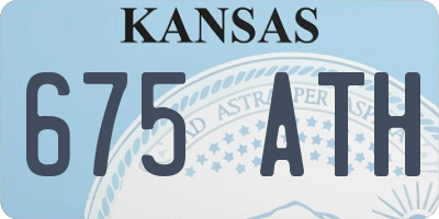 KS license plate 675ATH
