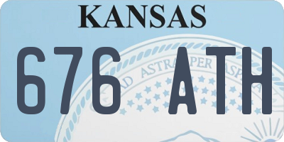 KS license plate 676ATH