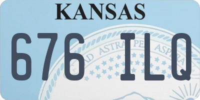 KS license plate 676ILQ