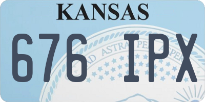 KS license plate 676IPX