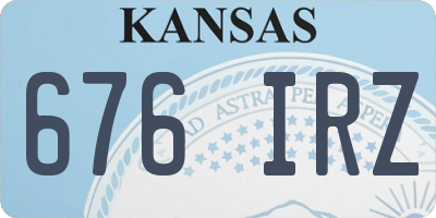 KS license plate 676IRZ