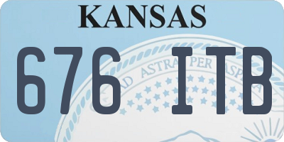 KS license plate 676ITB