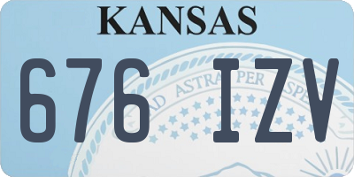 KS license plate 676IZV