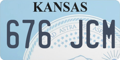 KS license plate 676JCM