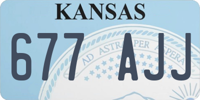 KS license plate 677AJJ