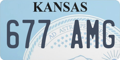 KS license plate 677AMG