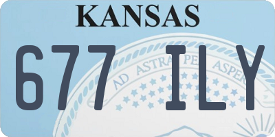 KS license plate 677ILY