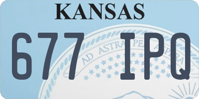 KS license plate 677IPQ