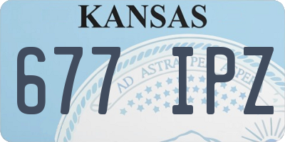 KS license plate 677IPZ