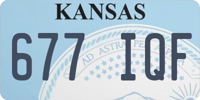 KS license plate 677IQF