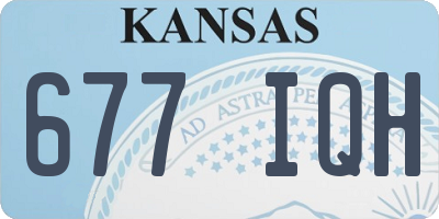 KS license plate 677IQH