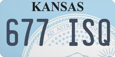 KS license plate 677ISQ