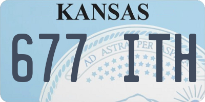 KS license plate 677ITH